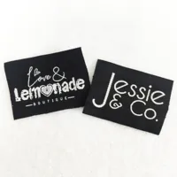 

Custom design brand fashion woven clothing labels for jeans
