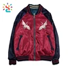 Custom 3D embroidery pilot jacket Bomber winter Coat Aviator jackets tide street wear MA1 double pilot Nylon clothing 2 way