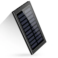 

Solar 30000mah Power Bank External Battery 2 USB LED Powerbank Portable Mobile phone Solar Charger for Xiaomi for iphone 7 8 MAX