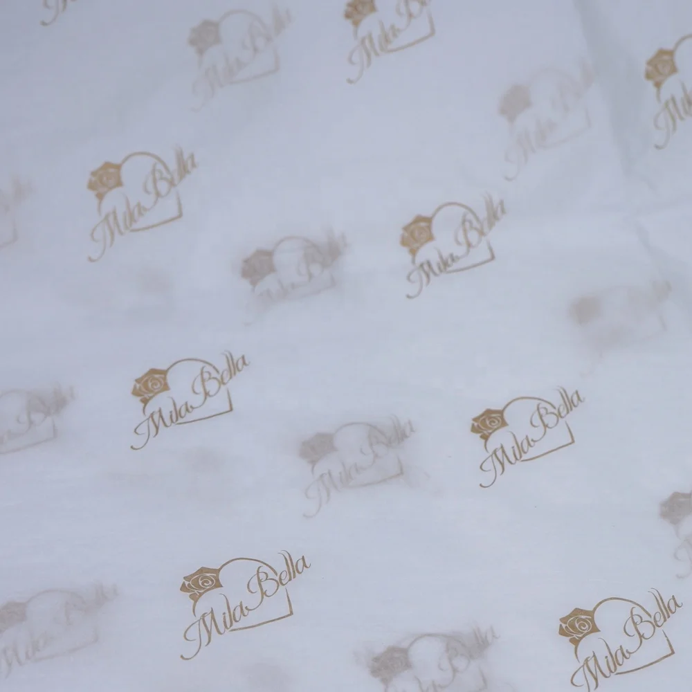 
Custom logo white 18gsm shoes wrapping silk tissue paper 