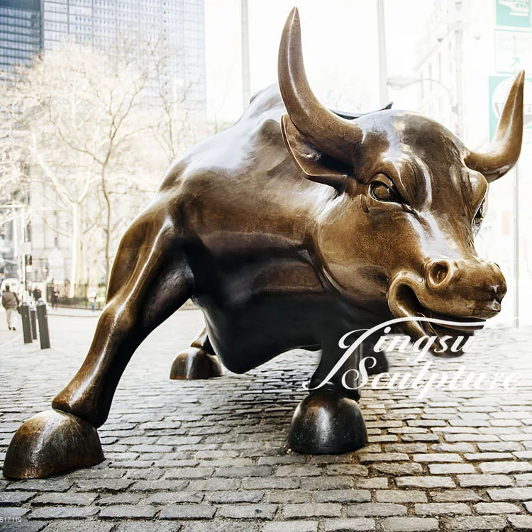 famous design large size wallstreet bull statue