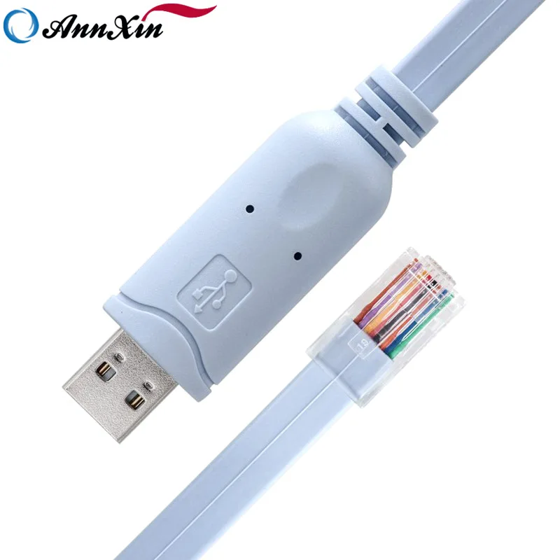 

High quality 6FT usb to rj45 console serial cable with Original FTDI FT232RL Chip suitable for Routers, Blue