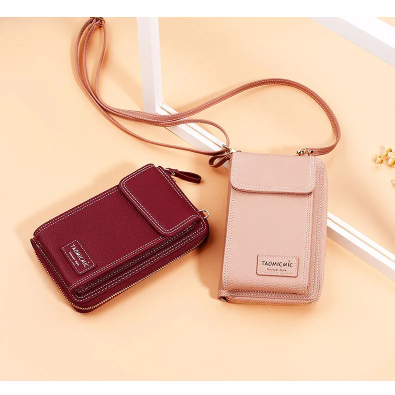 

Fashion Shoulder Lady Backpack Large Capacity Coin Cell Phone Women's Wallet Purse, 6 colors