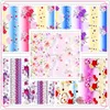 100% polyester fabrics high quality different colors ranging from white to deep colors flower materials