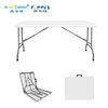 5ft Quick Shipping White Folding Camping Table Outdoor Rectangle Foldable Picnic Table