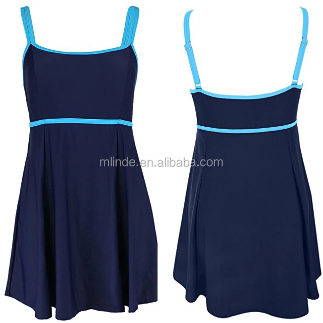 bandeau swimdress one piece