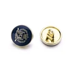 High Grade Metal Alloy Crown Sewing Military Uniform Coat Buttons For Suit