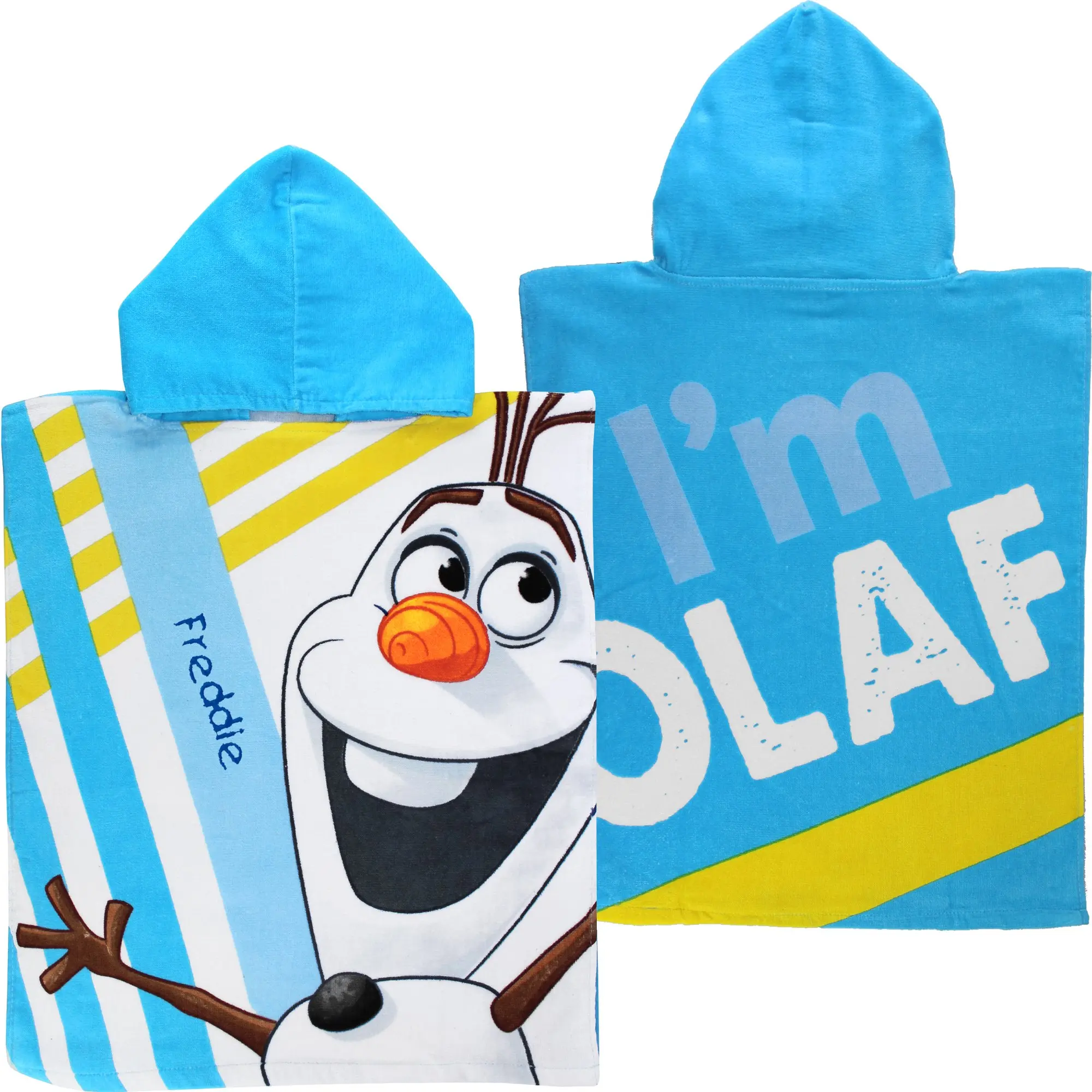 frozen hooded towel poncho