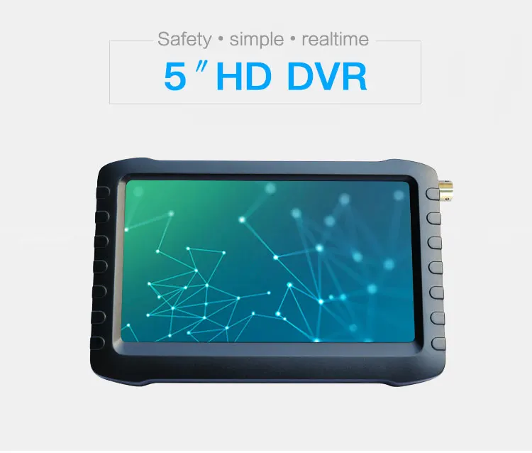 H.264 Full Hd Dvr Cctv Test Monitor 5 Inch Portable Security Monitor