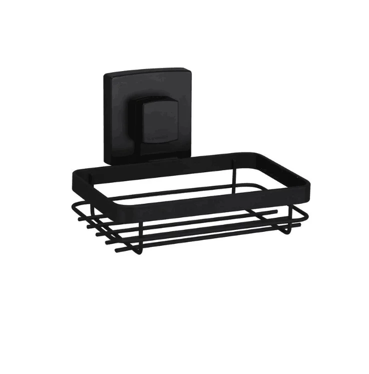 Bathroom Accessories Strong Stainless Steel Black Vacuum Suction Cup