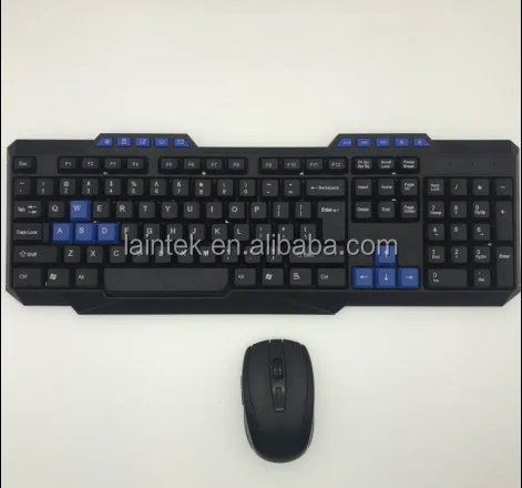 

2.4G with battery ergonomic hot selling pc office wireless gaming gamer computer desktop OEM gaming mouse and keyboard combo
