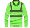 High Visibility High Reflective Poly Polyester/Cotton Tape Cheap Short Sleeve T-shirt with Safety Reflective Tape