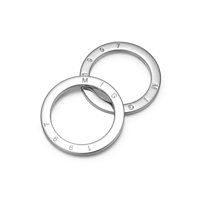 Custom Logo Handbag Hardware Zinc Alloy Flat Metal O Ring Buckle Metal Ring