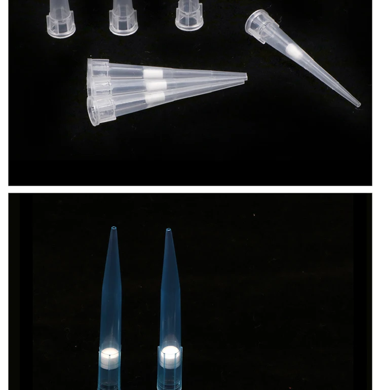 Disposable Gilson Eppendorf Laboratory Use With Filter Element Blue Tips Pipette Tips