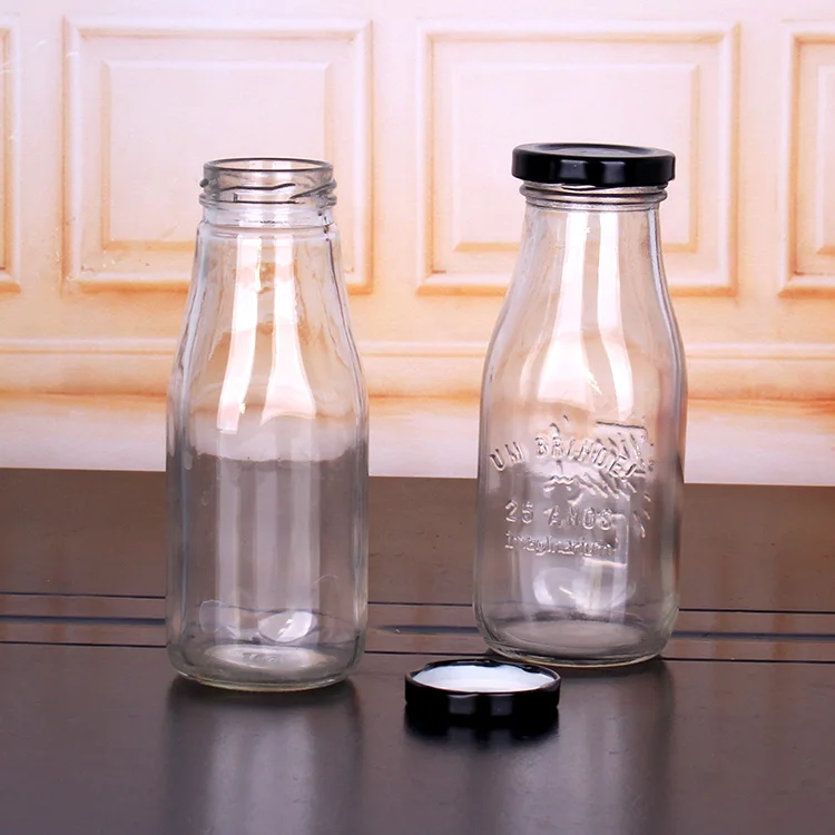 250ml french square beverage glass bottle wholesale