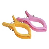 

Fashion jumbo plastic colored clothes laundry large clothespin clips peg wholesale beach towel clips big size with spring