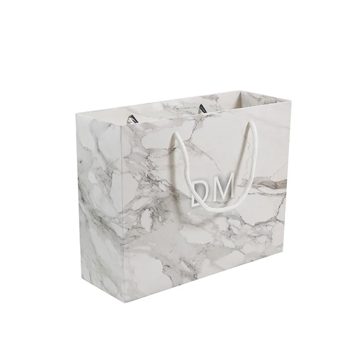 エレガントなギフトパッケージ高級食品グレードのショッピング大理石の紙袋 Buy 大理石の紙袋 食品グレードの紙袋 紙のショッピングバッグ Product On Alibaba Com