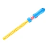 B / O kids plastic soap bubble stick with rotating light