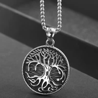 

Naisi 3D Custom silver tree of life pendant Necklace Jewelry for men