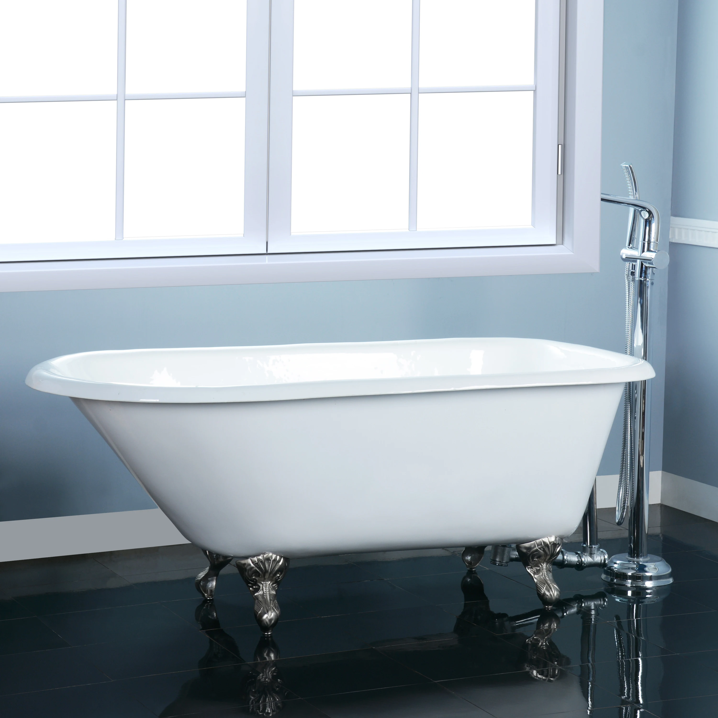 48 Inch Freestanding Bathtub Small Bathtub Cast Iron Corner Bathtub