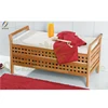 classic style olied solid walnut wooden storage bench with cotton cushion