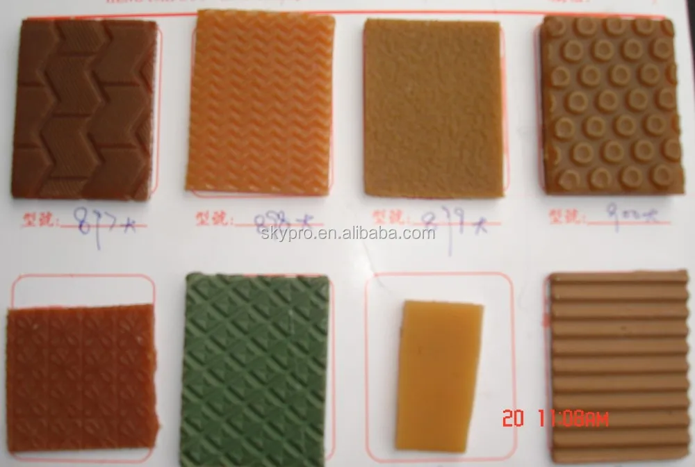 High Density Resistanceabrasion Pvc Rubber Soling Sheet Outsole
