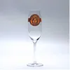 Personalized special sexy champagne glass with pattern Custom wine glass