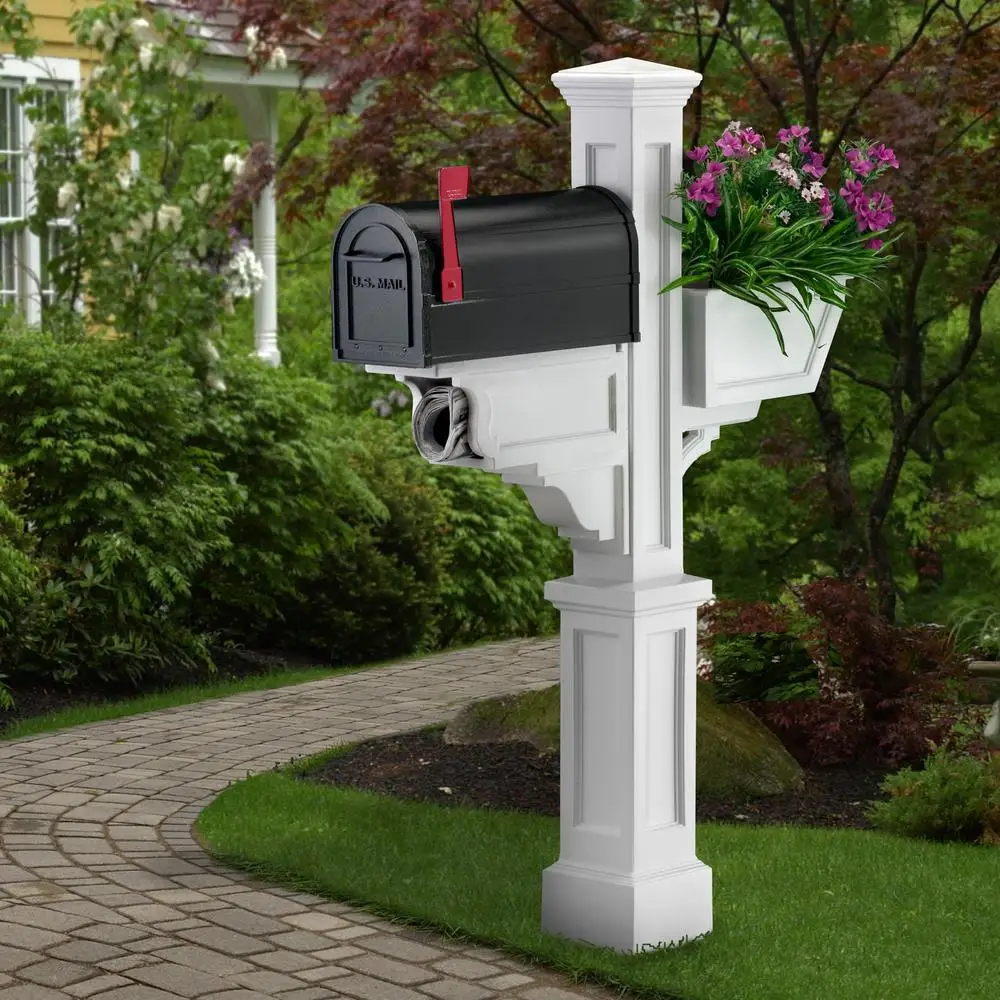 Home use stainless steel wall mounted security postbox letterbox outdoor parcel box mailbox