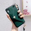 camellia flower flip leather cell phone case for iphone 6 7 8 plus X xs xsmax xr letter cover shell