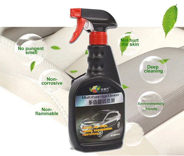 Ecofriendly Multifunction 500ml Waterless Car Clean Agent Automatic