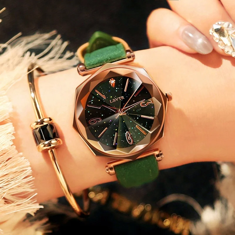 

New Simple Women Bracelet Wrist Watches Girls Fashion Quartz Clock, 8 colors