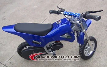 blue electric dirt bike