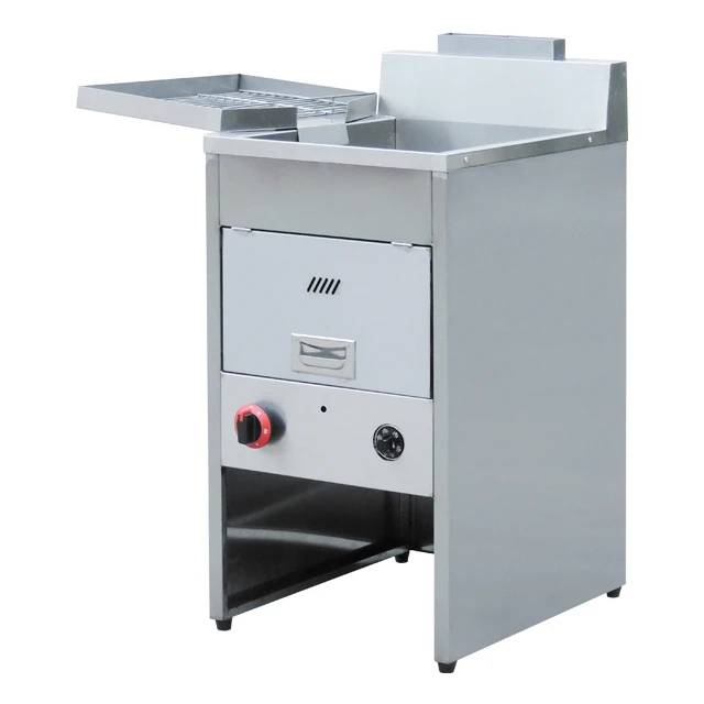 Commercial Gas Deep Fryer With Temperature Controller For Kfc / Thermostat Controlled Deep Fryer