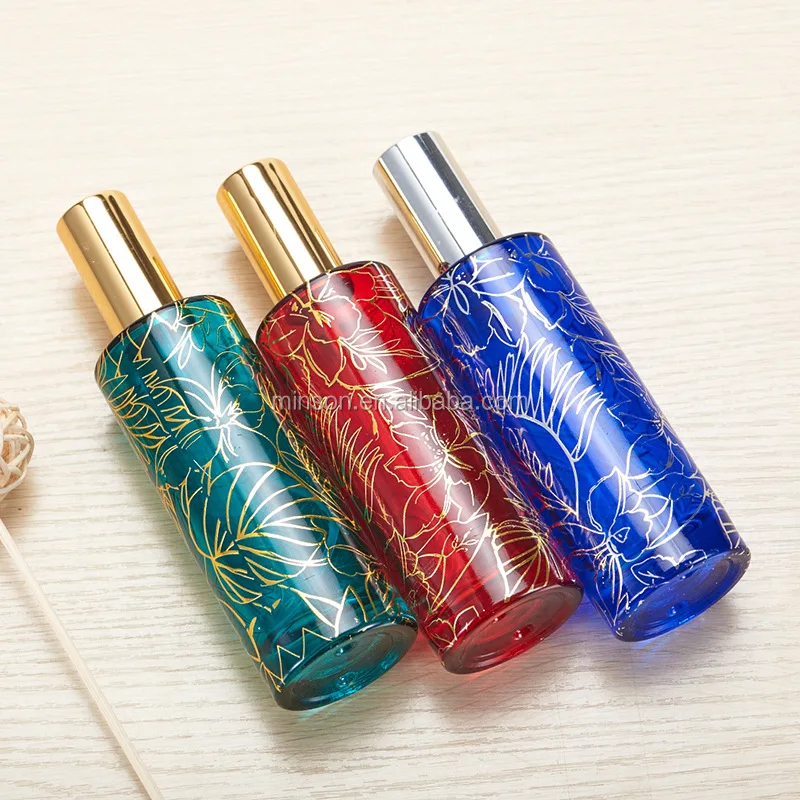 Oem Luxury 100ml Automatic Refillable Perfume Room Spray Glass Bottle