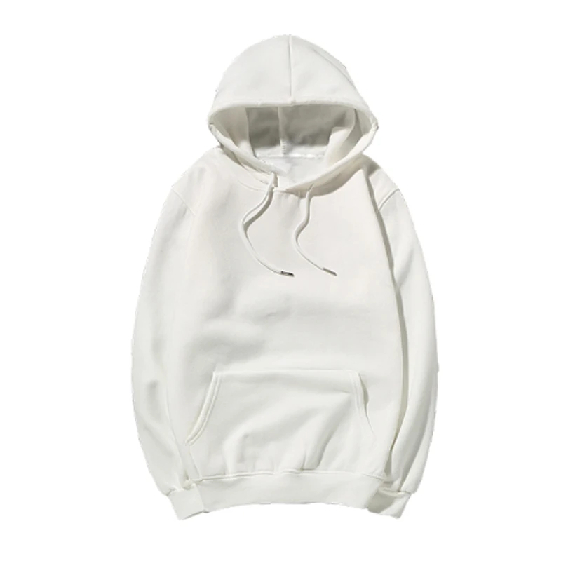 mens all white hoodie