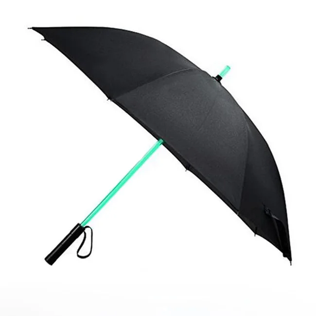 

Outdoor fashion led lighted rain umbrella,umbrella custom logo with handheld light, N/a