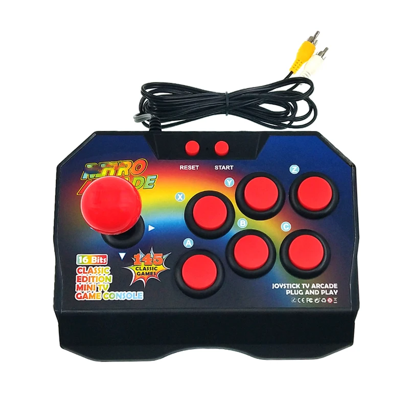 New Arrival Arcade Plug 16 bit retro handheld game console with 145 Retro Games