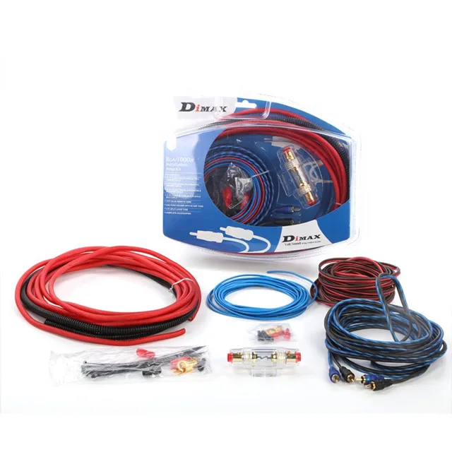 

Electrical Wire Names 8G Kit Amplifier Installation Kit Cable Kit KAIK8GWK Gold Plated Male-male Non-shielded Standard CN;ZHE, Red/black/yellow/orange/white etc.