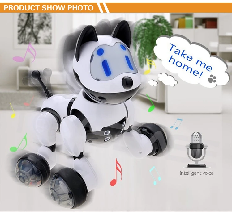 Alibaba Chile 2018 New Products Intelligence Sound Control Rc Robot Dog