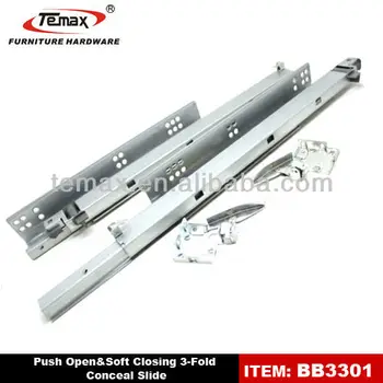 Temax Shanghai Concealed Automatic Drawer Slide Soft Close And