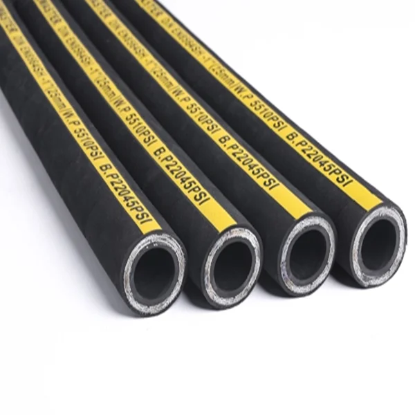 High Temperature Flexible Rubber Hydraulic Hose Pipe Sae100r12 Buy