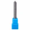 6 edge CNC Router End Mill Diamond PCD Cutter Tools Stone Hard Granite Cutting Engraving Bits 70 90 120 Degree