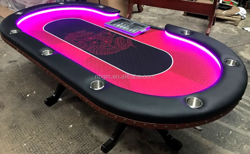 
96 x 48 Inch Casino Quality poker table for texas holder 
