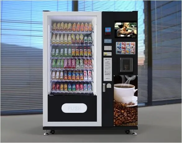 With Price Automatic Combo Coffee and Beverage Vending Machine LE209A