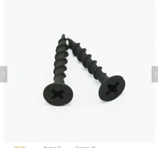 
High quality galvanized black phosphate gypsum drywall screws for metal and wood 