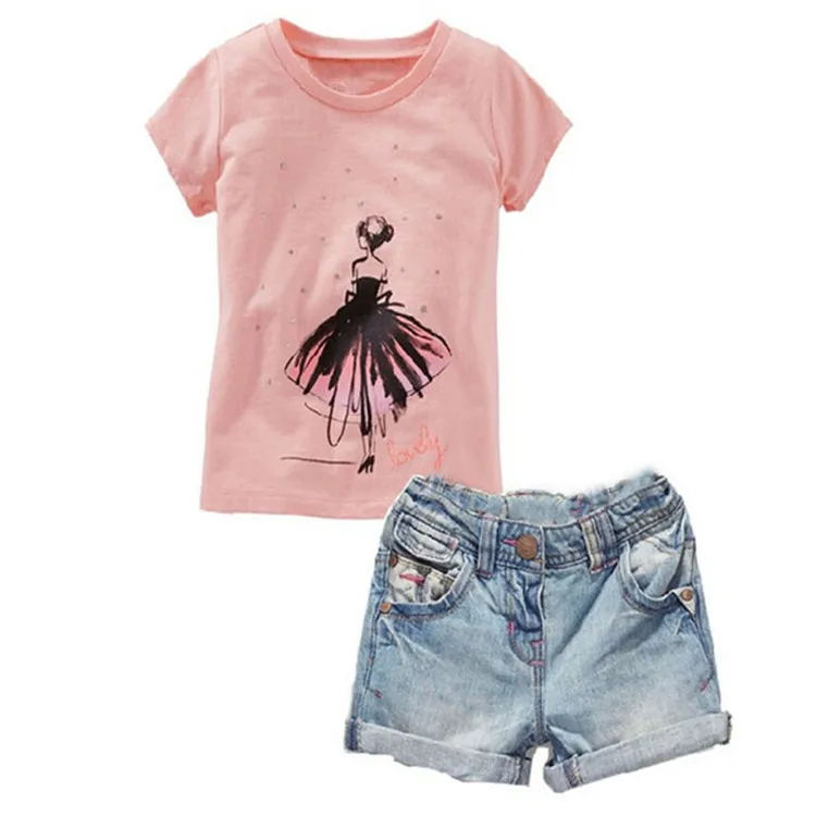 

Little Models Kids Girls Clothes Set Clothing From Suppliers China, As picture