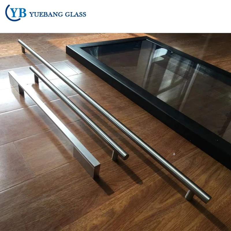 
Display Wine Refrigerator Glass Door with Stainless Handle 