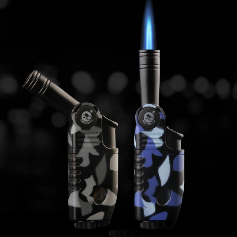 

MF263 yanzhen color straight flame elbow welding torch lighter with kitchen bbq lighter wholesale, Mixed
