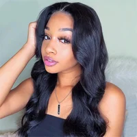 

Dachic Body Wave Human Hair Wigs Pre Plucked Baby Hair Long 4x4 Lace Closure Front Wig