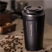 

380 & 500ml Stainless Steel Travel Coffee cup with Lid Car Water Bottle Vacuum Flasks Thermo mug for Gift